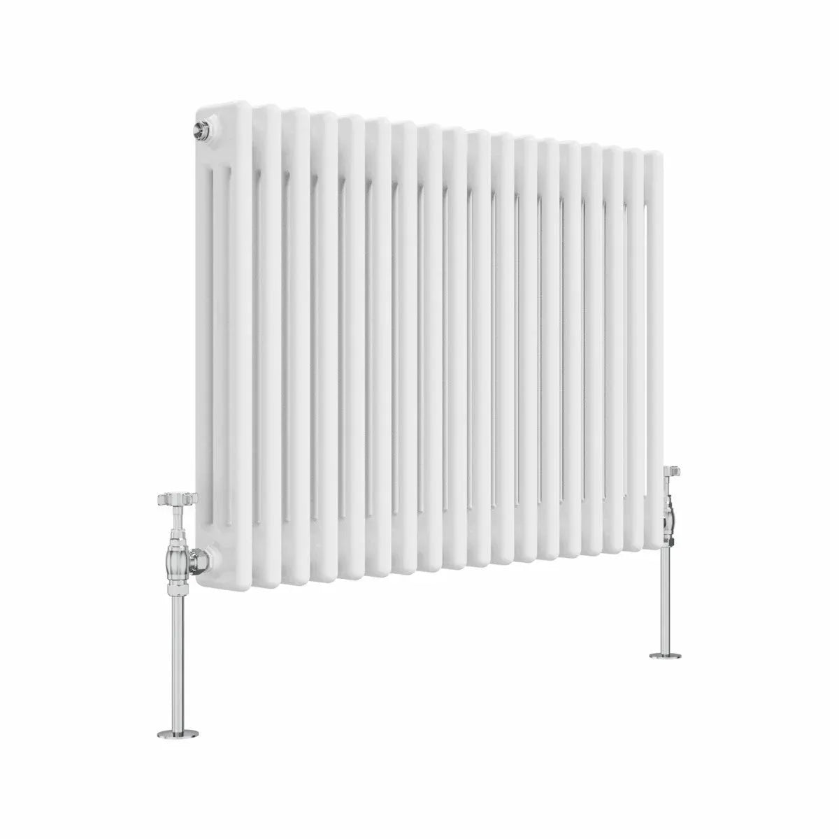 Ferentino - Traditional horizontal column radiator white