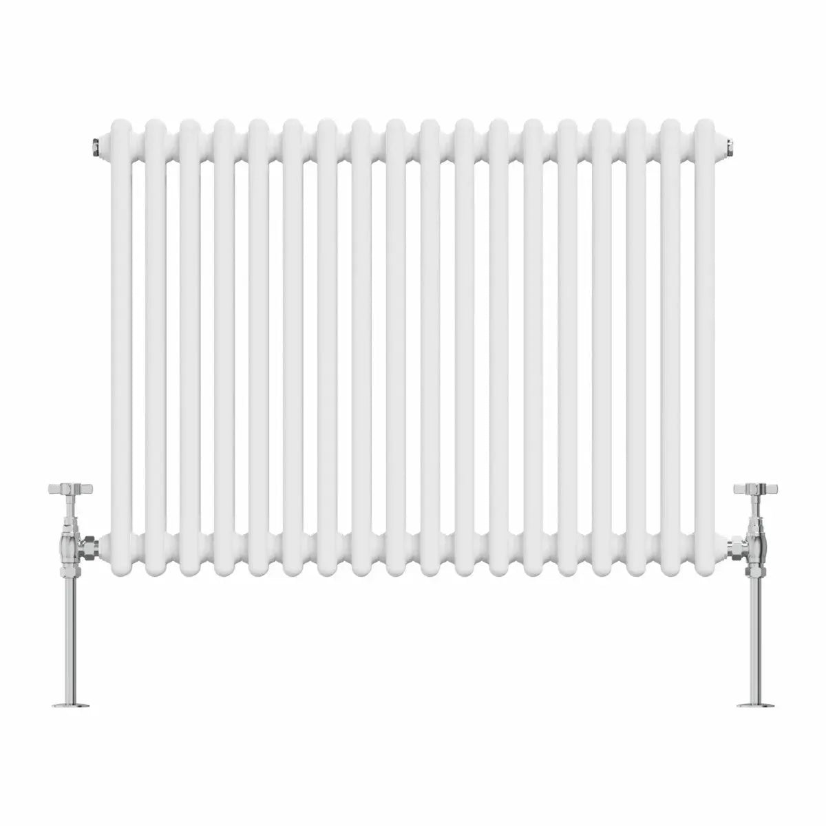 Ferentino - Traditional horizontal column radiator white