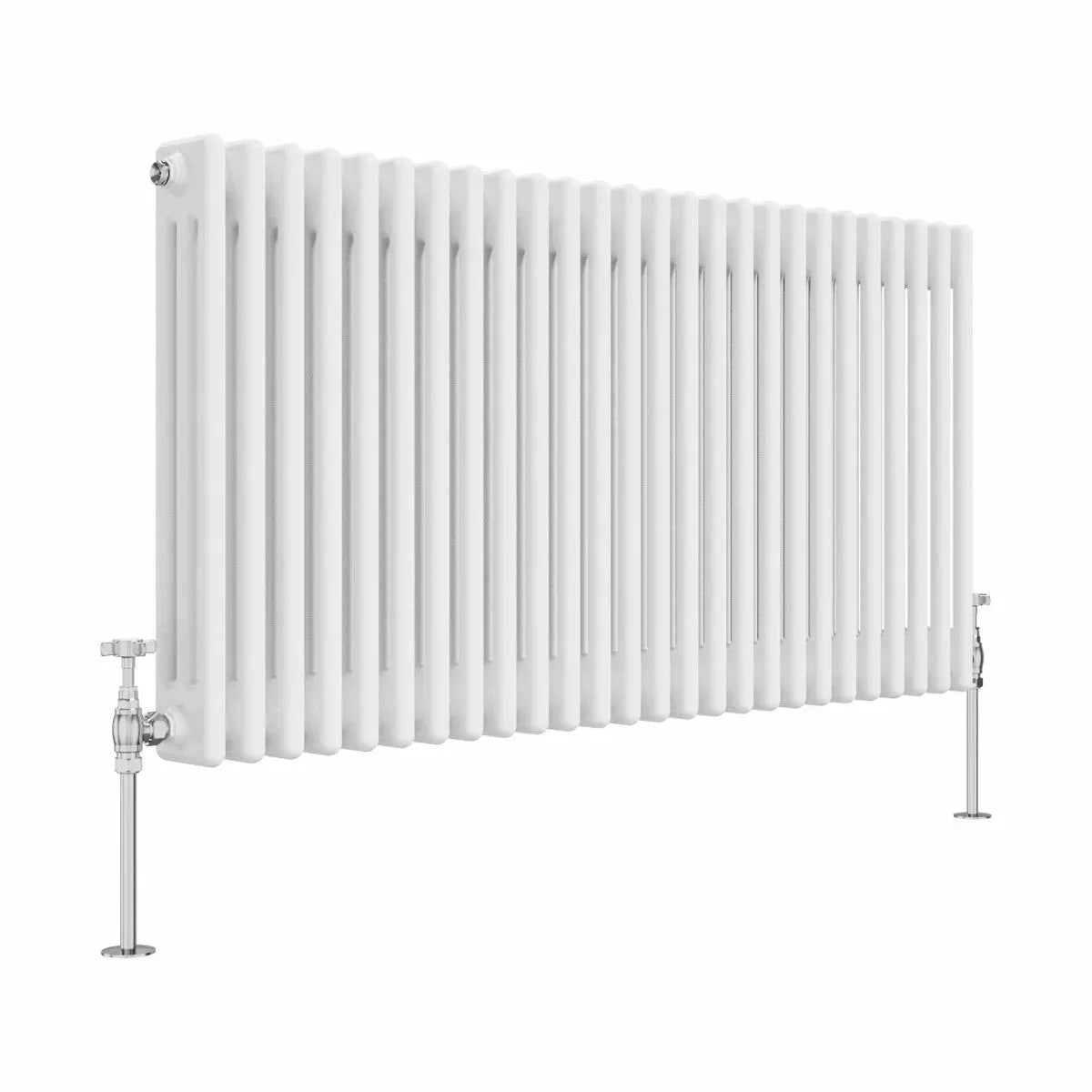 Ferentino - Traditional horizontal column radiator white