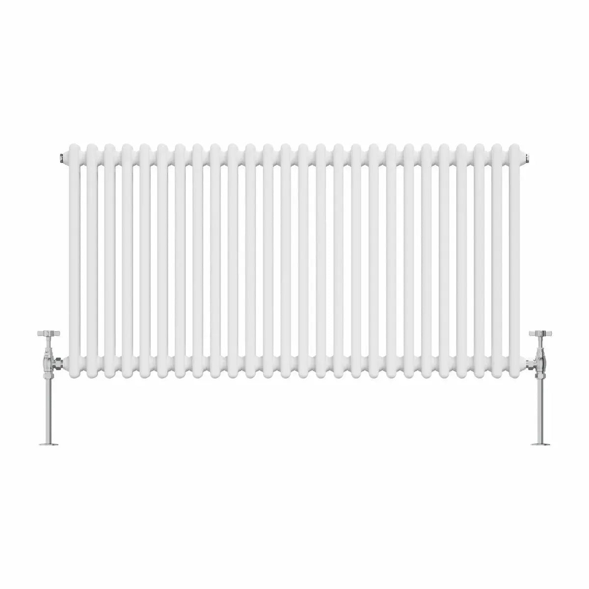 Ferentino - Traditional horizontal column radiator white