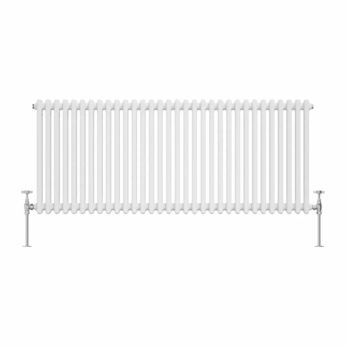 Ferentino - Traditional horizontal column radiator white