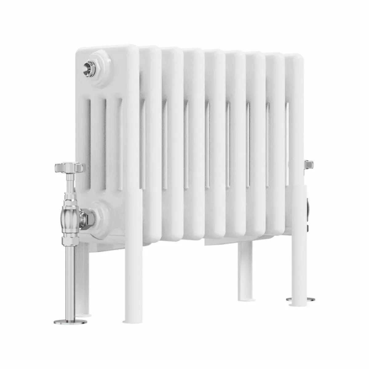 Ferentino - Traditional horizontal column radiator white