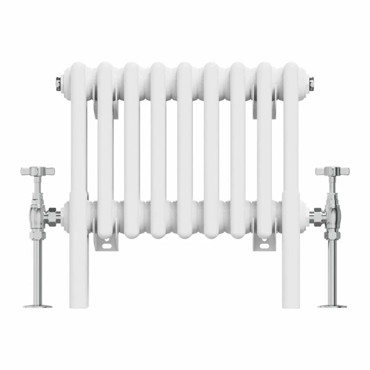 Ferentino - Traditional horizontal column radiator white