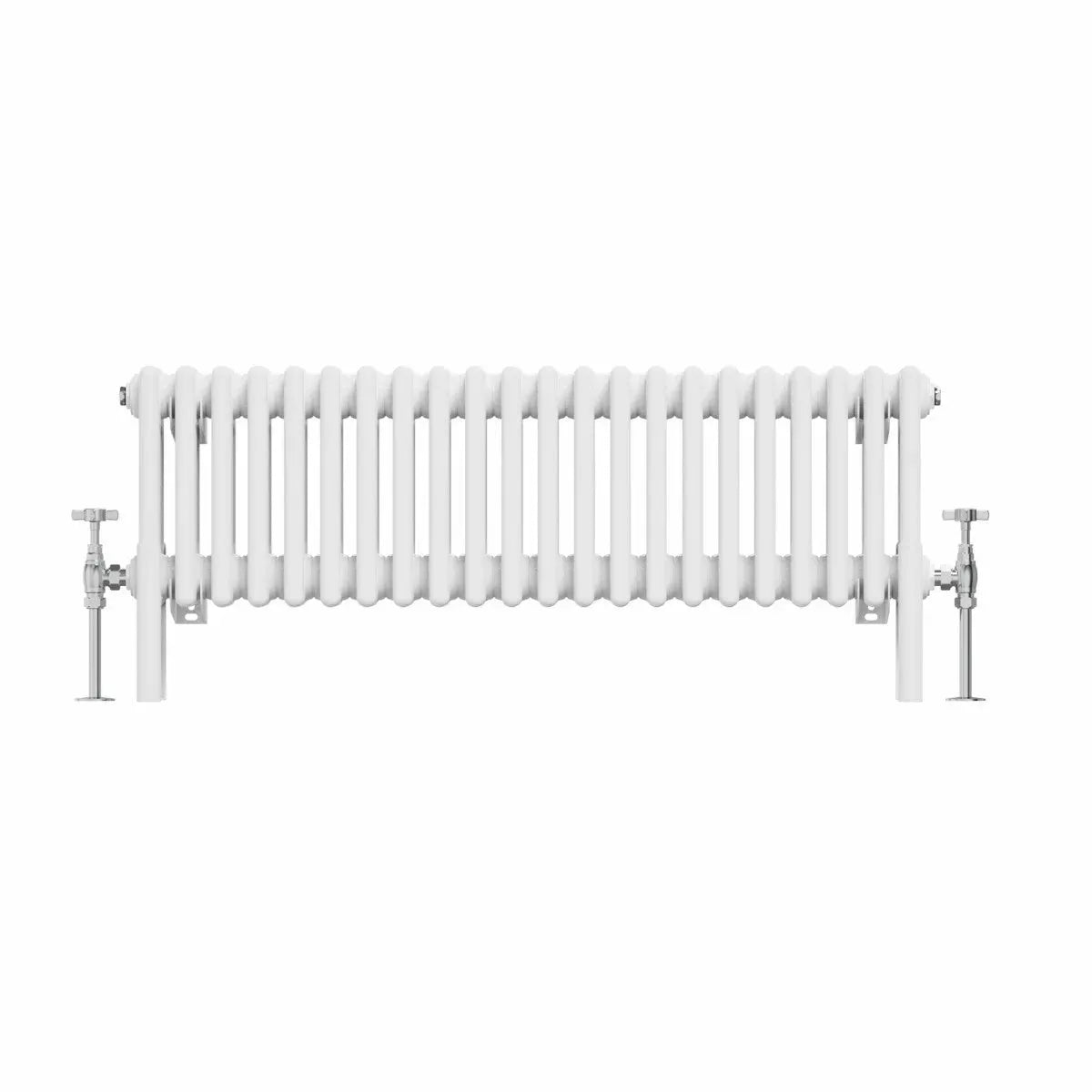 Ferentino - Traditional horizontal column radiator white