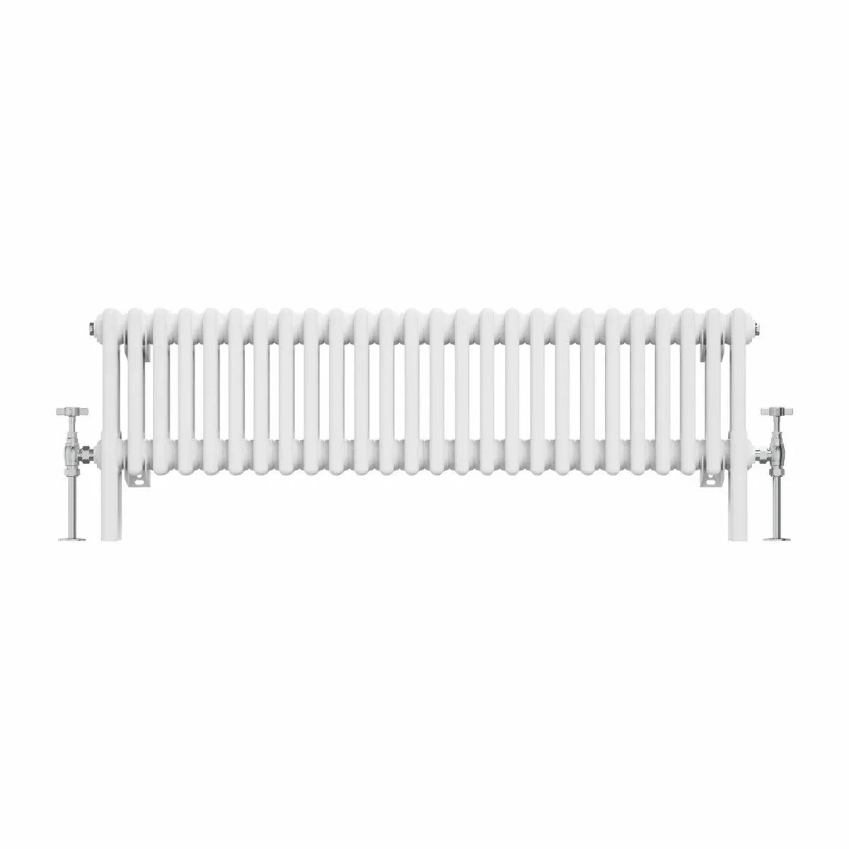 Ferentino - Traditional horizontal column radiator white