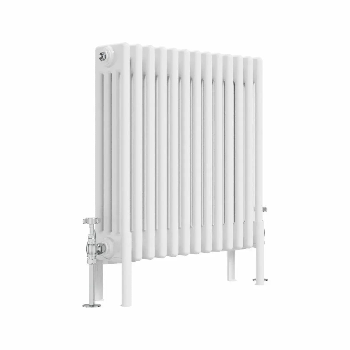 Ferentino - Traditional horizontal column radiator white