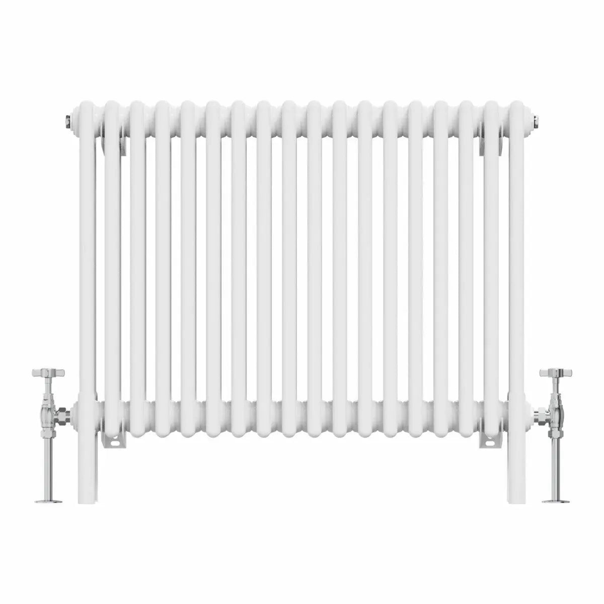 Ferentino - Traditional horizontal column radiator white