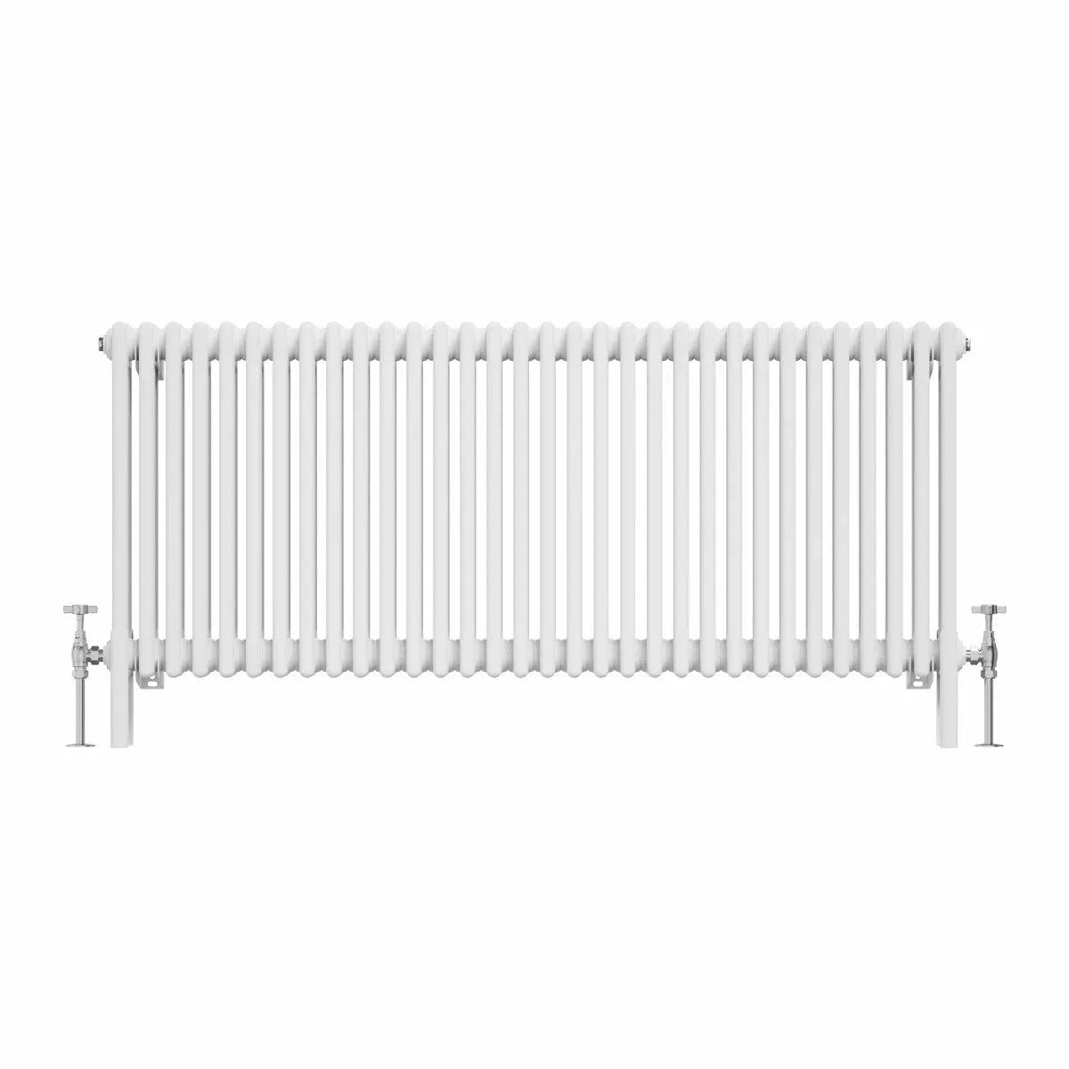 Ferentino - Traditional horizontal column radiator white