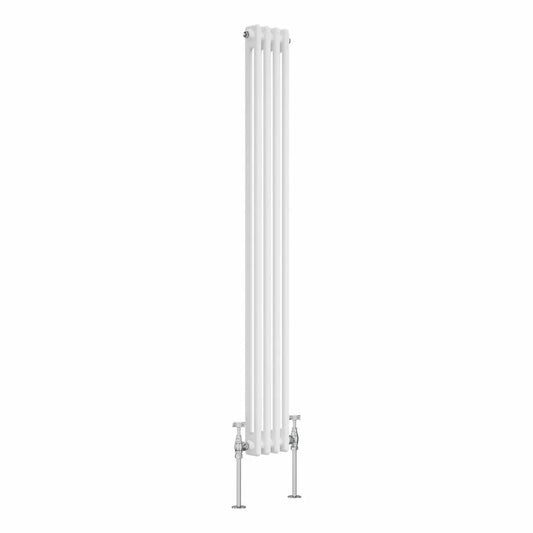 Ferentino - Traditional vertical column radiator white