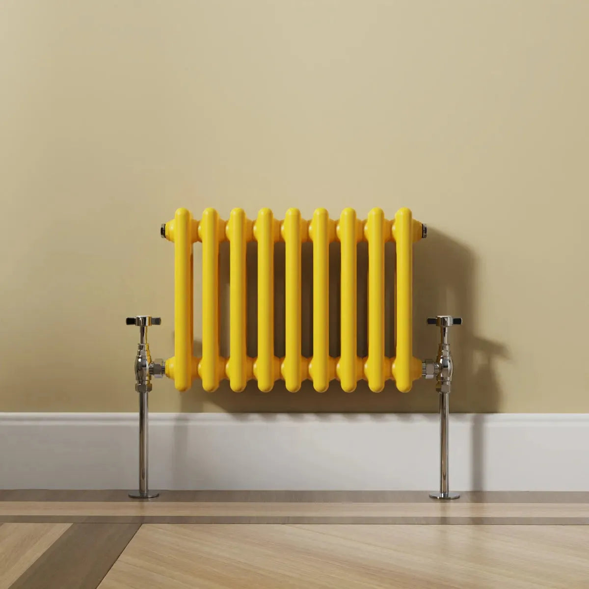 Ferentino - Traditional horizontal column radiator zinc yellow