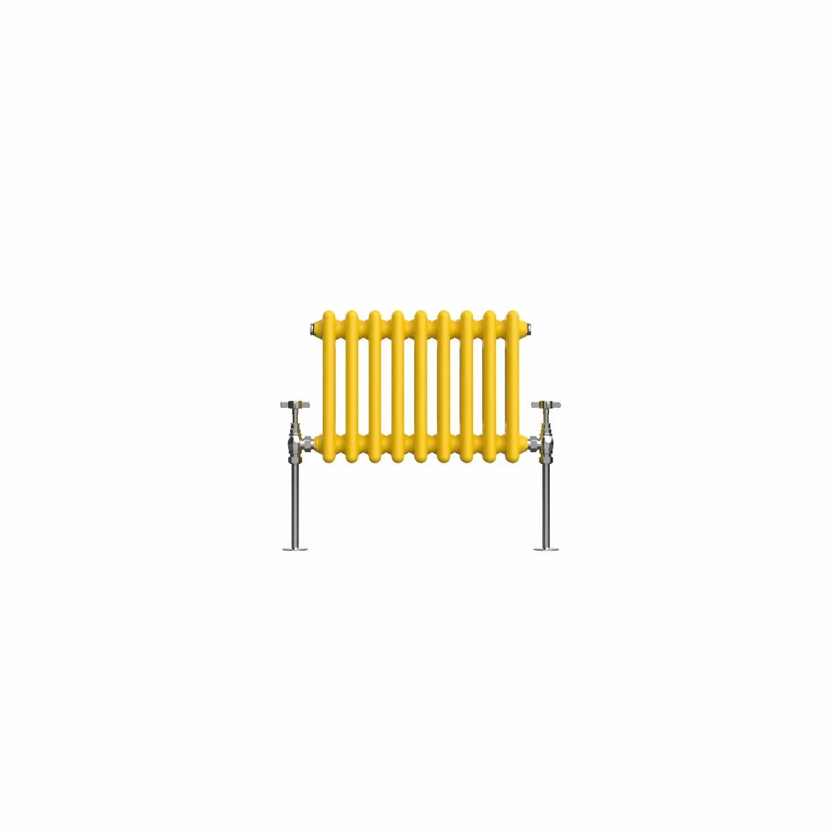 Ferentino - Traditional horizontal column radiator zinc yellow