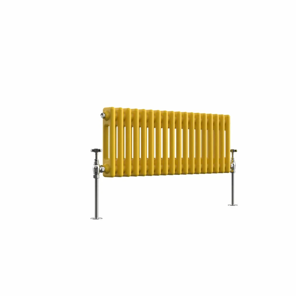 Ferentino - Traditional horizontal column radiator zinc yellow