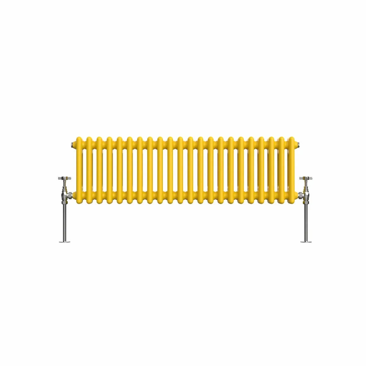 Ferentino - Traditional horizontal column radiator zinc yellow