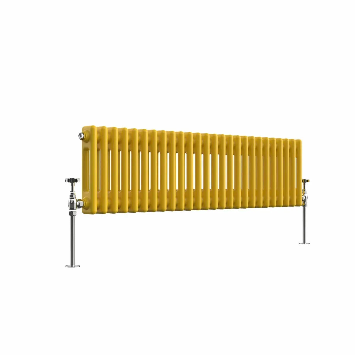 Ferentino - Traditional horizontal column radiator zinc yellow