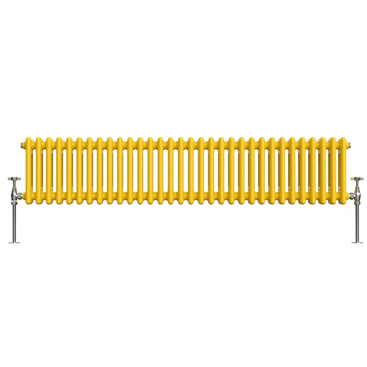 Ferentino - Traditional horizontal column radiator zinc yellow