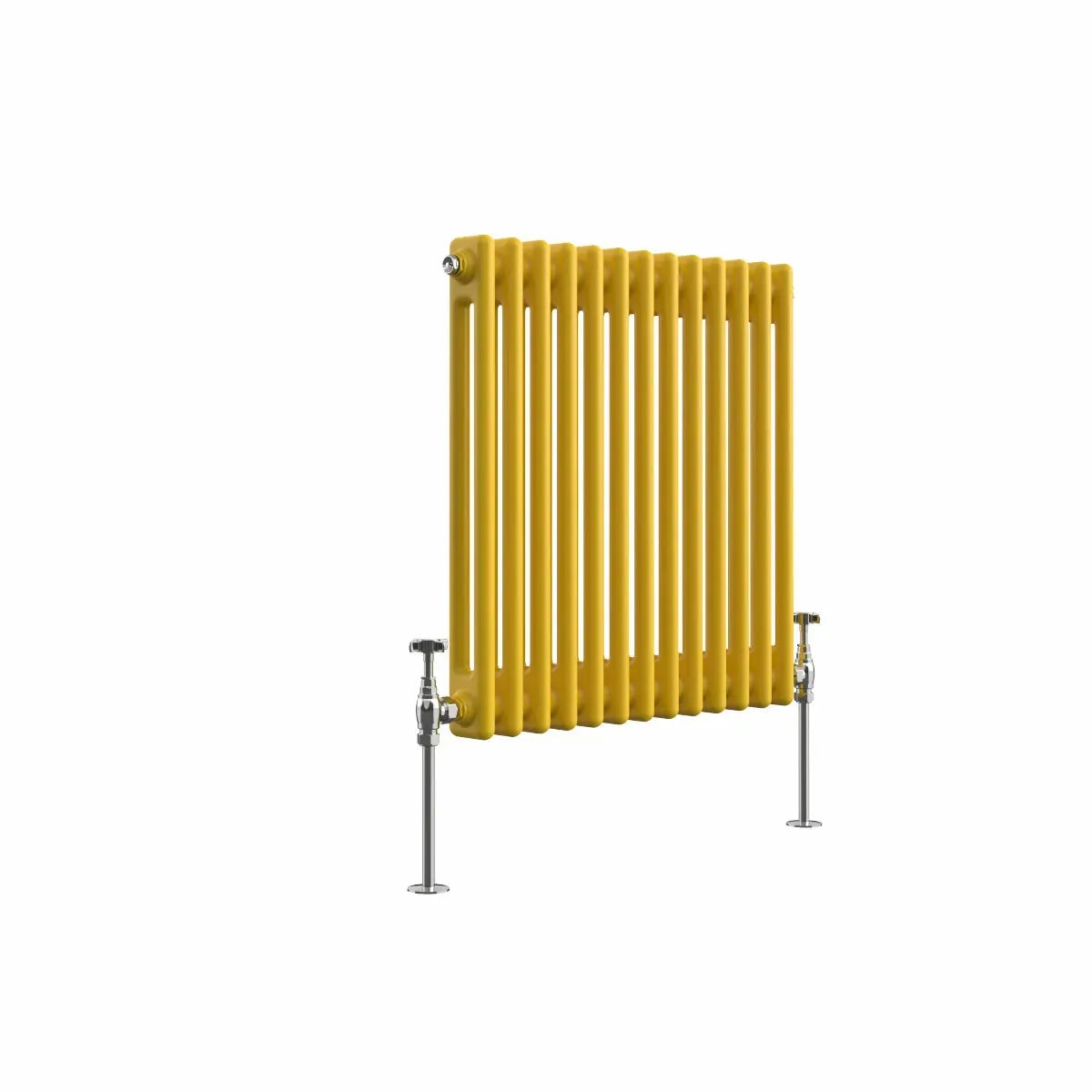 Ferentino - Traditional horizontal column radiator zinc yellow