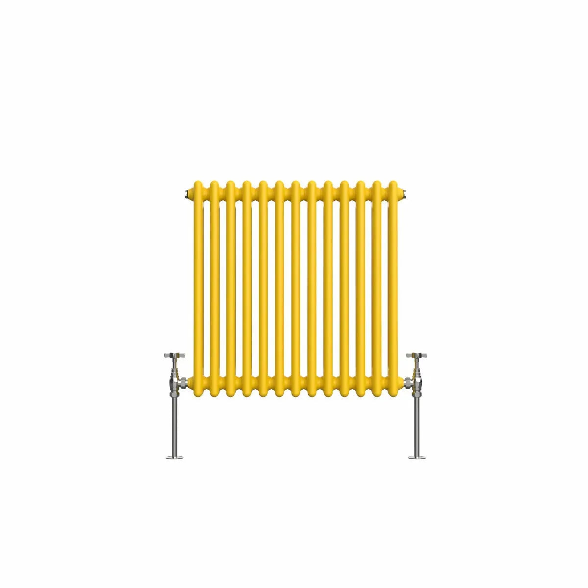 Ferentino - Traditional horizontal column radiator zinc yellow