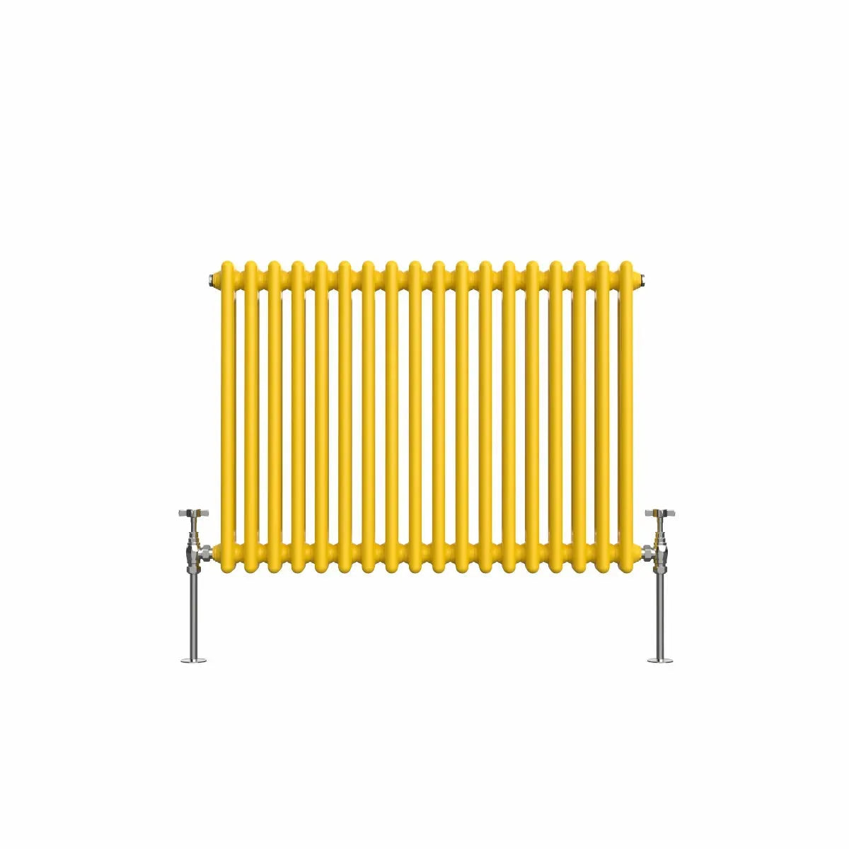 Ferentino - Traditional horizontal column radiator zinc yellow