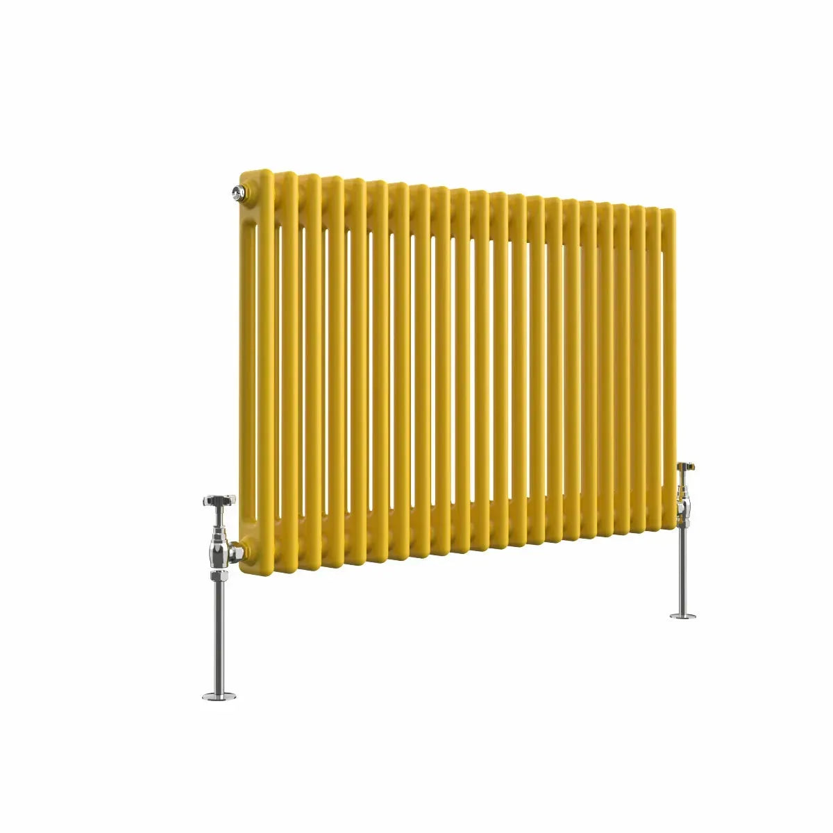 Ferentino - Traditional horizontal column radiator zinc yellow