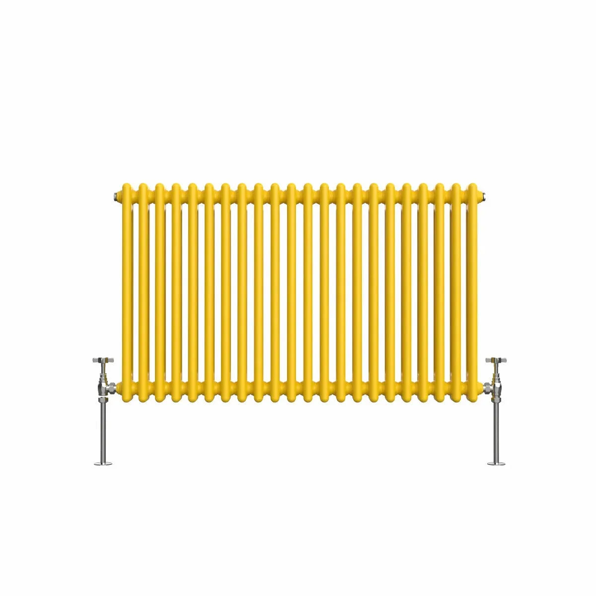 Ferentino - Traditional horizontal column radiator zinc yellow