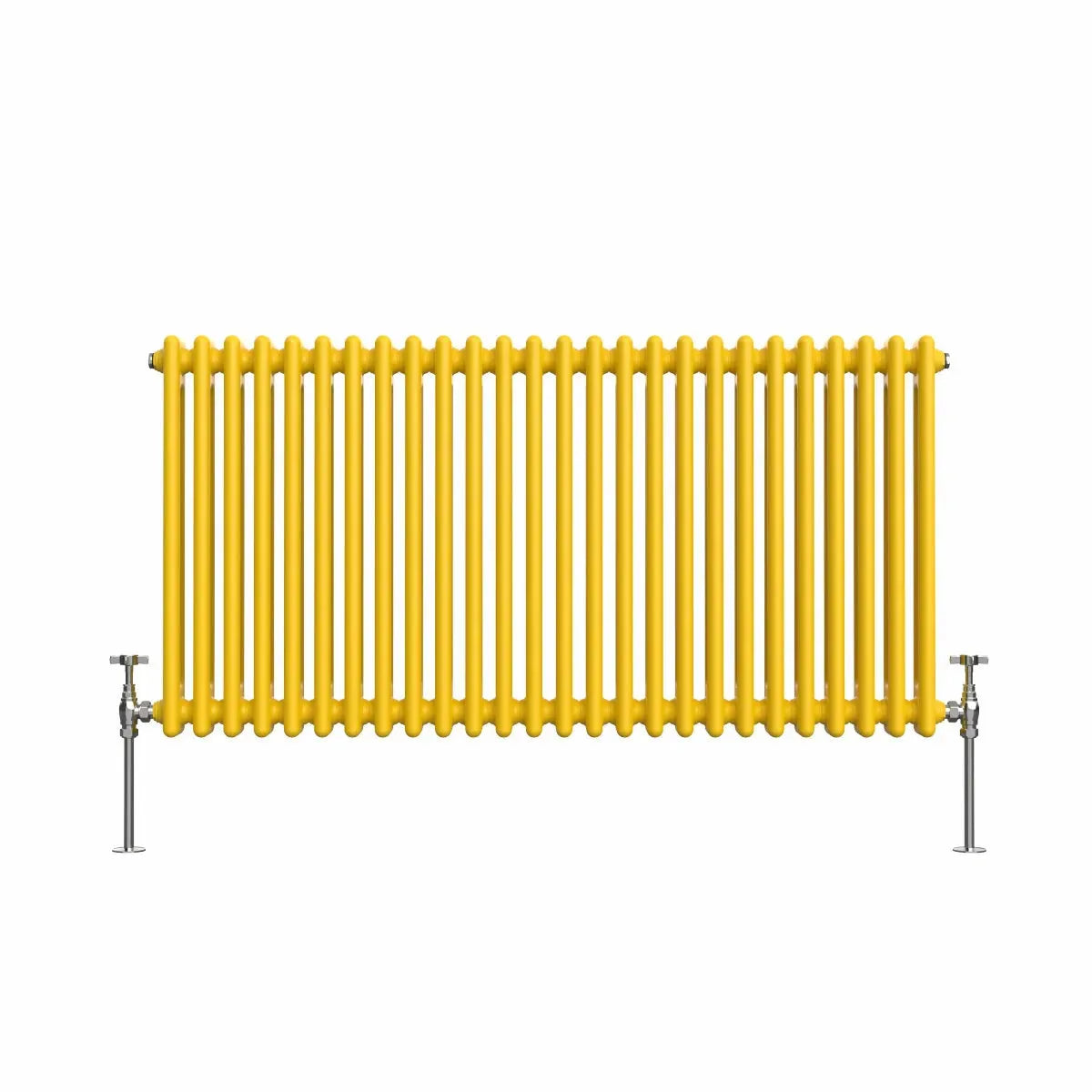 Ferentino - Traditional horizontal column radiator zinc yellow