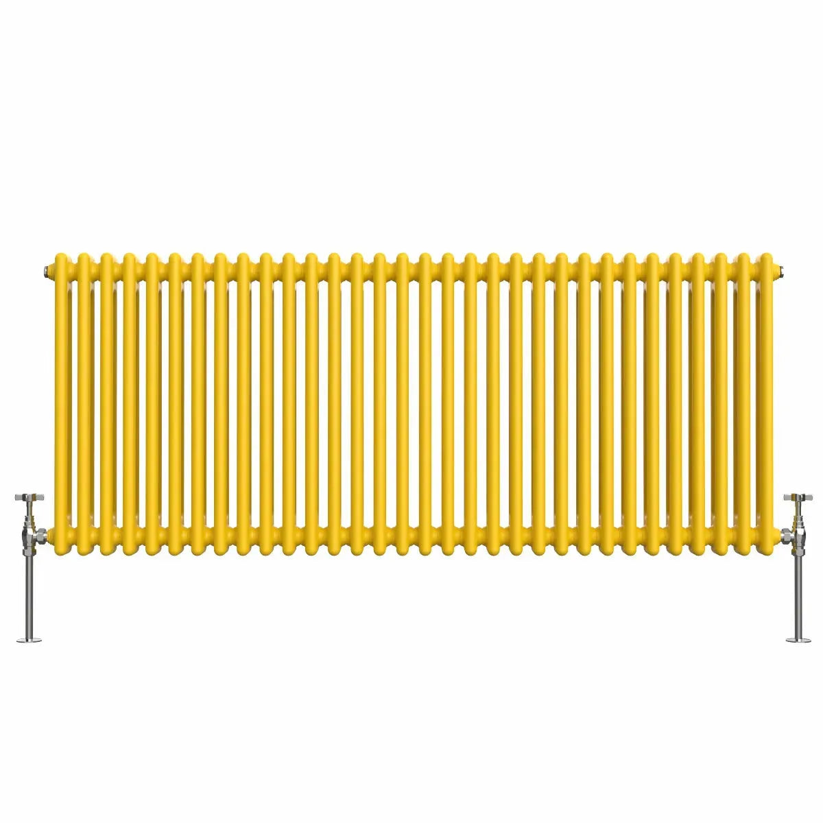 Ferentino - Traditional horizontal column radiator zinc yellow