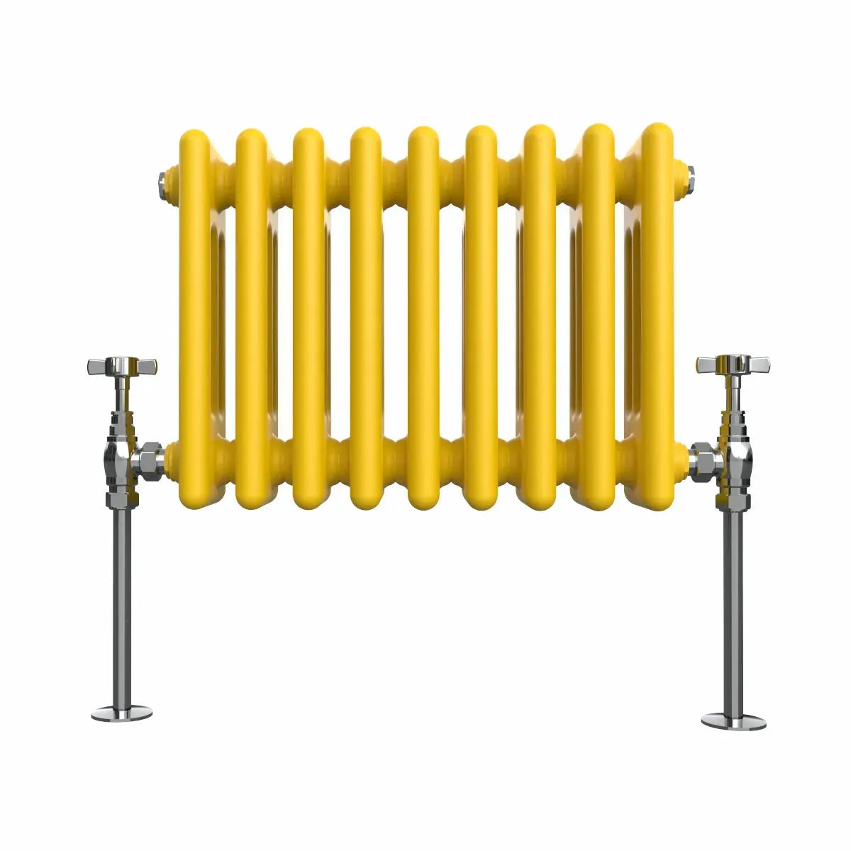 Ferentino - Traditional horizontal column radiator zinc yellow