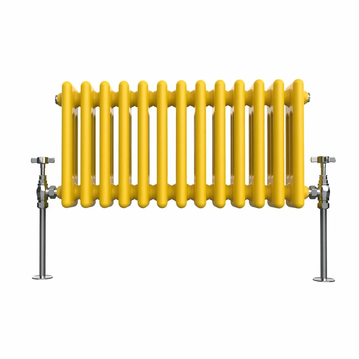 Ferentino - Traditional horizontal column radiator zinc yellow