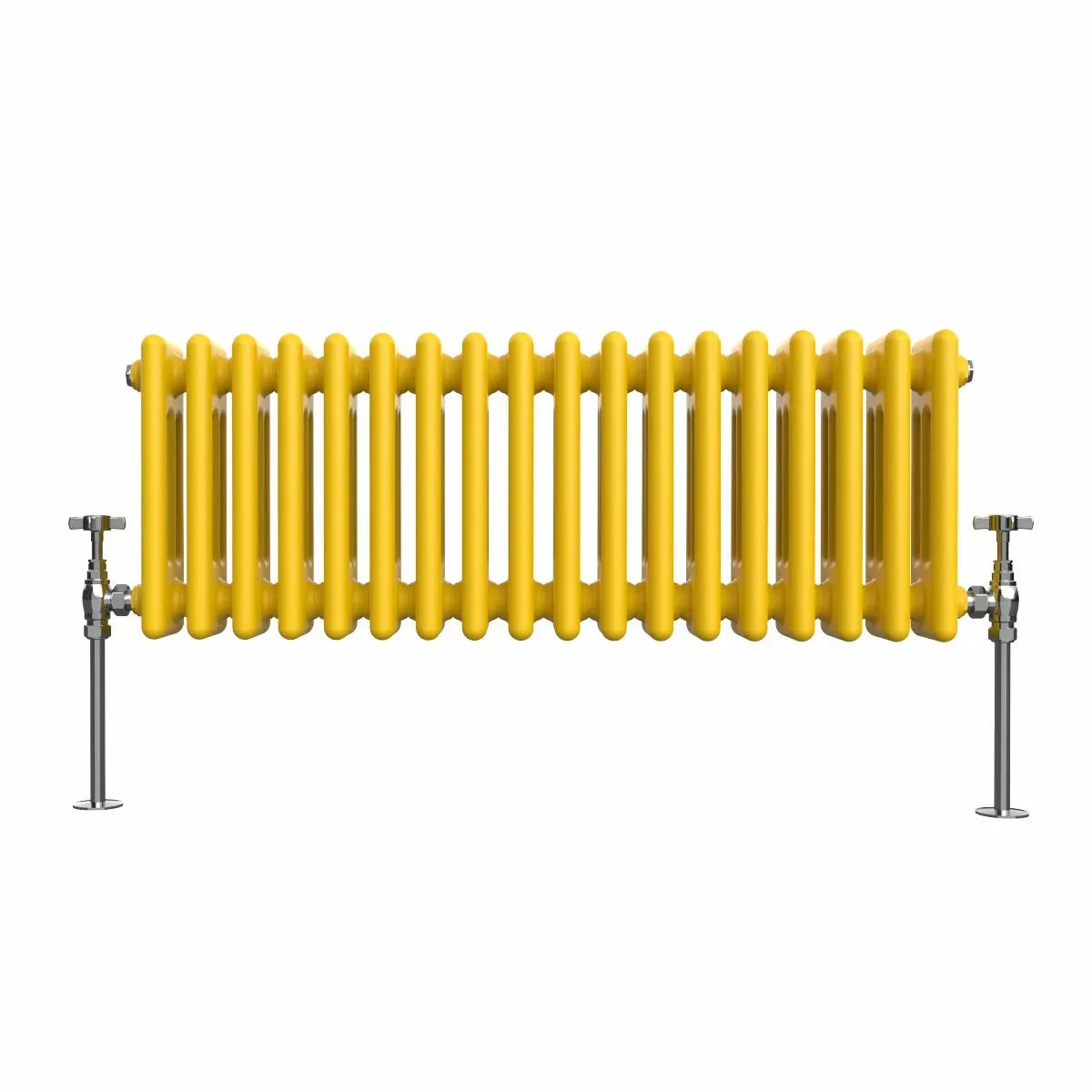 Ferentino - Traditional horizontal column radiator zinc yellow