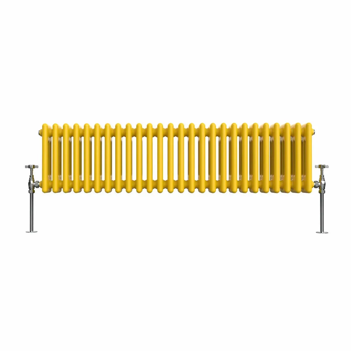 Ferentino - Traditional horizontal column radiator zinc yellow