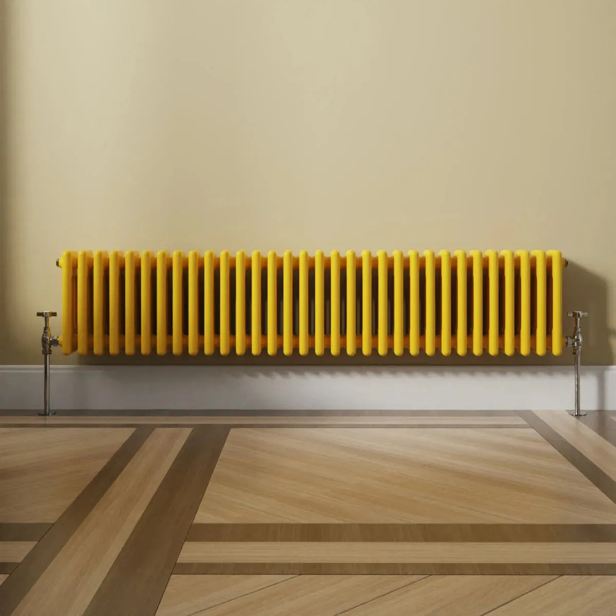 Ferentino - Traditional horizontal column radiator zinc yellow