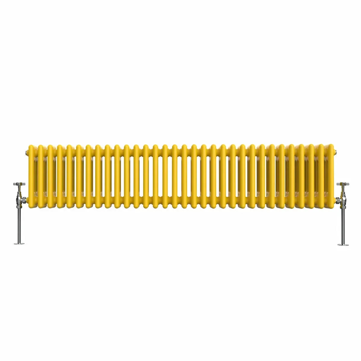 Ferentino - Traditional horizontal column radiator zinc yellow