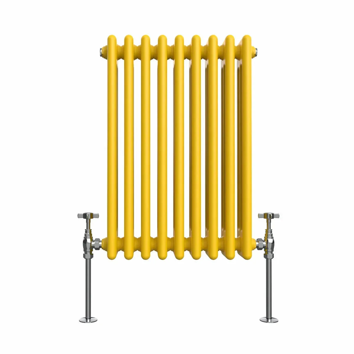 Ferentino - Traditional horizontal column radiator zinc yellow