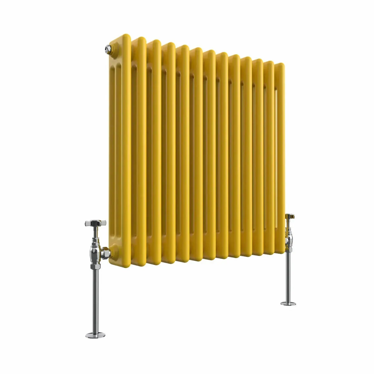 Ferentino - Traditional horizontal column radiator zinc yellow