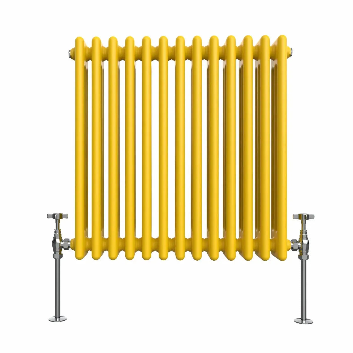 Ferentino - Traditional horizontal column radiator zinc yellow