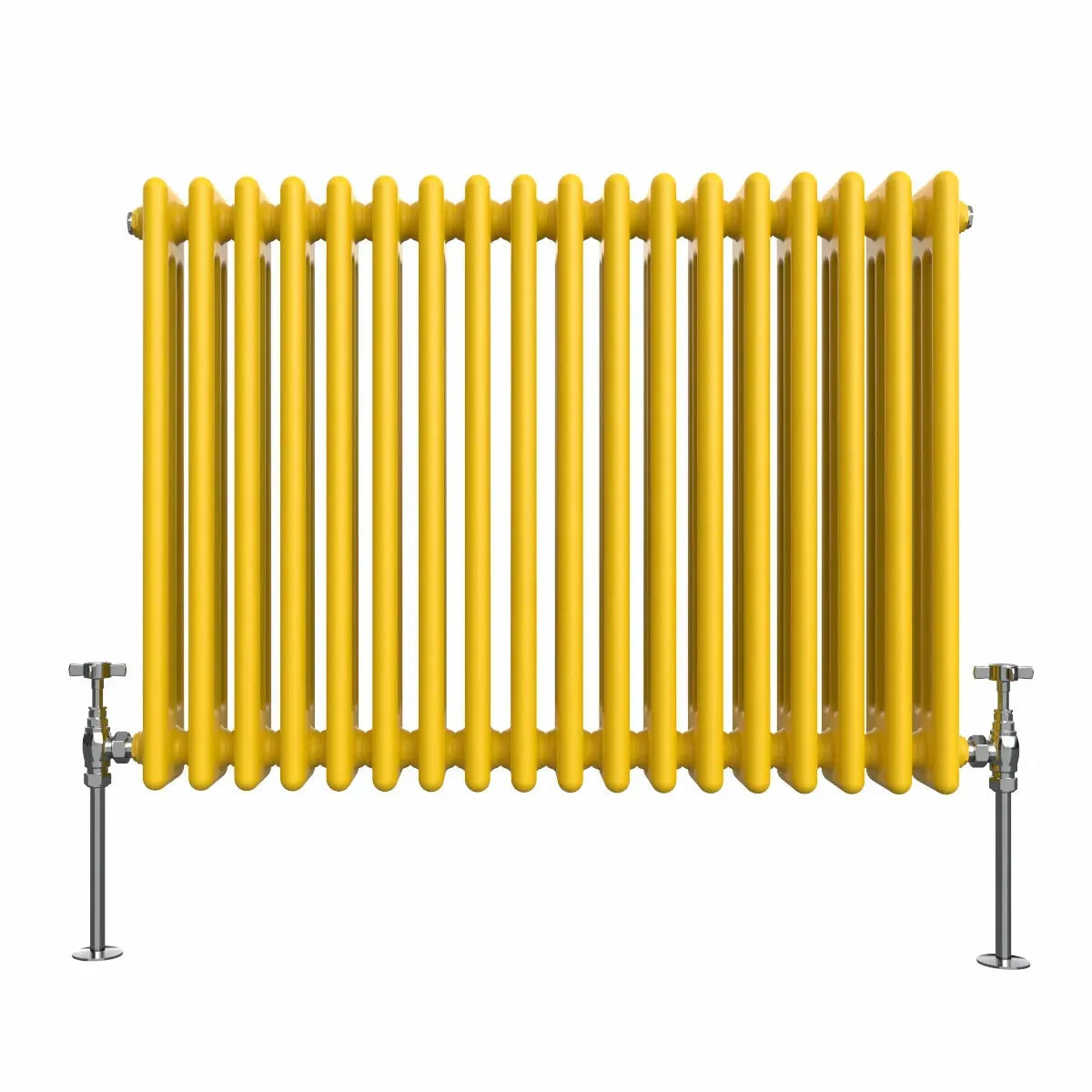 Ferentino - Traditional horizontal column radiator zinc yellow