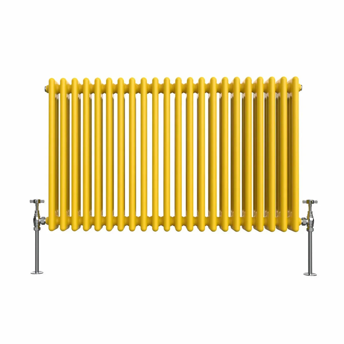 Ferentino - Traditional horizontal column radiator zinc yellow