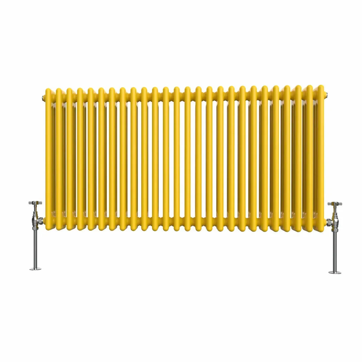 Ferentino - Traditional horizontal column radiator zinc yellow