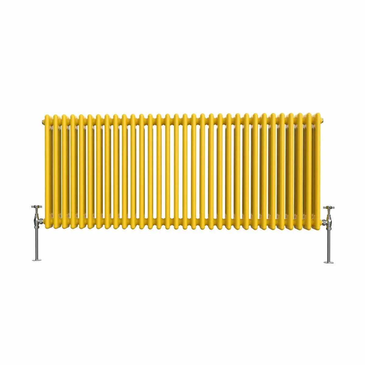 Ferentino - Traditional horizontal column radiator zinc yellow