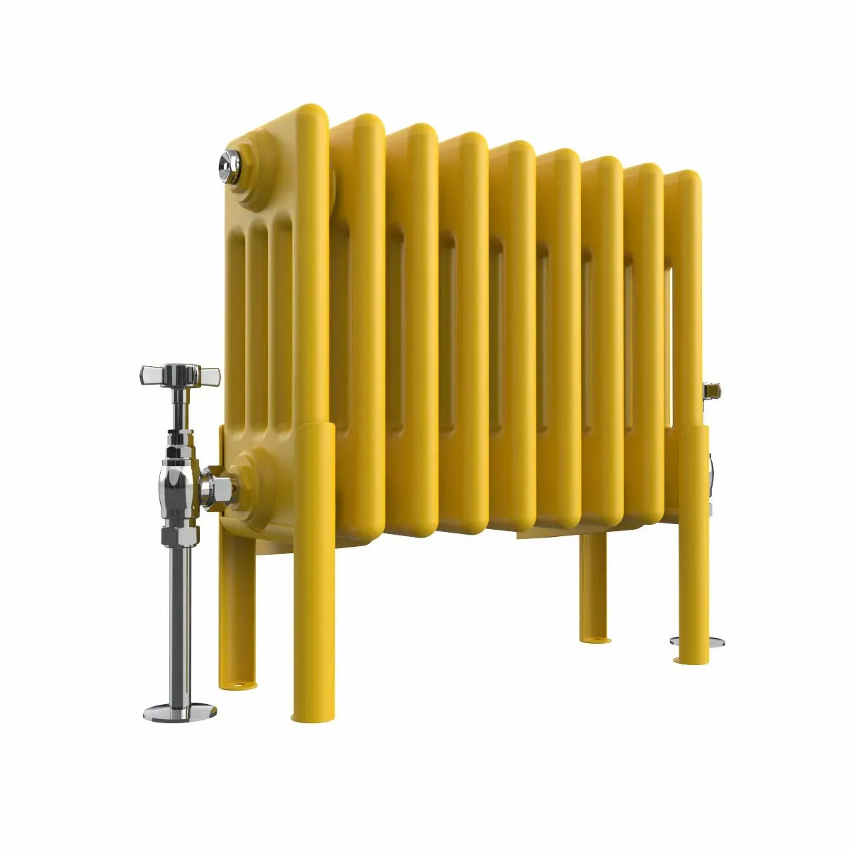 Ferentino - Traditional horizontal column radiator zinc yellow