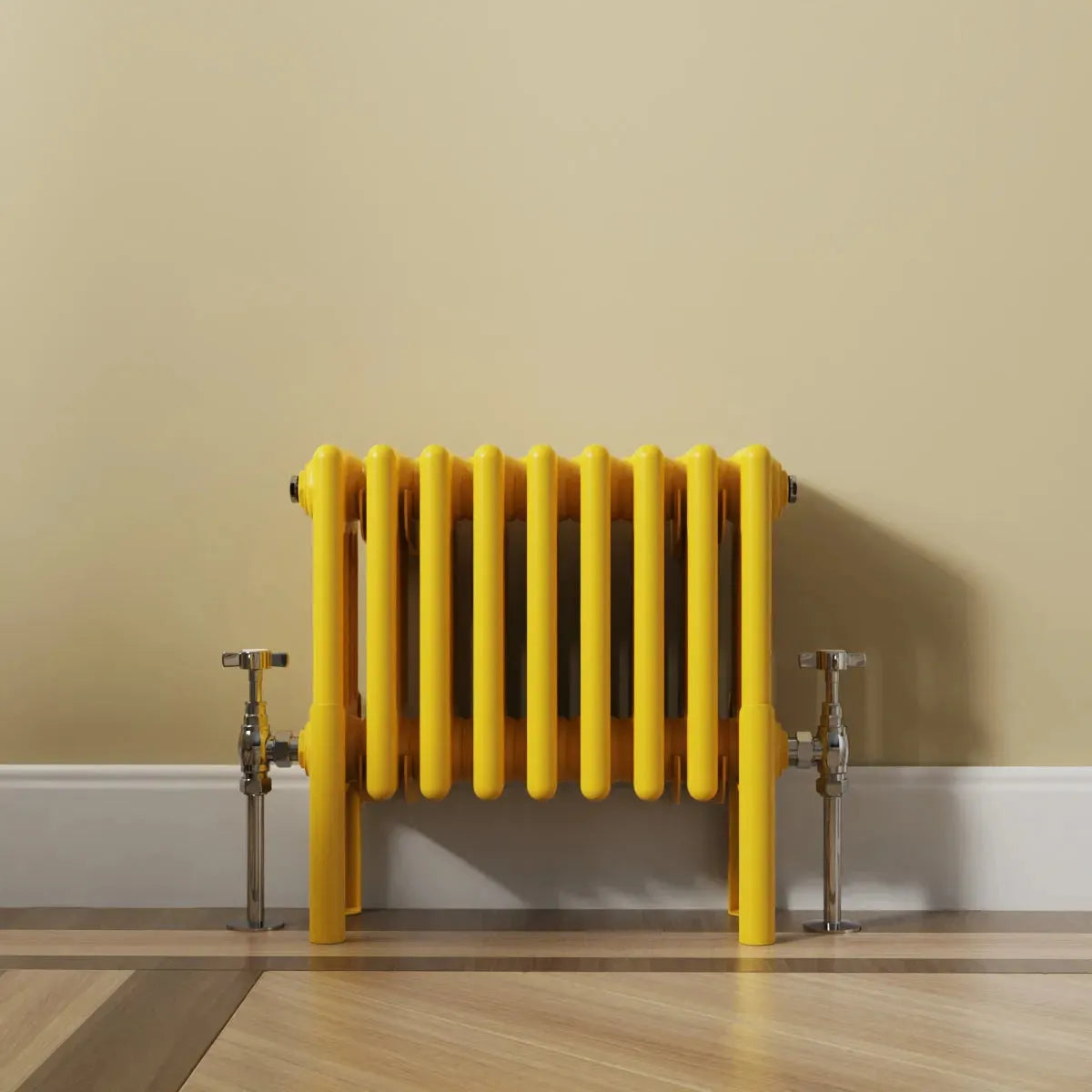 Ferentino - Traditional horizontal column radiator zinc yellow