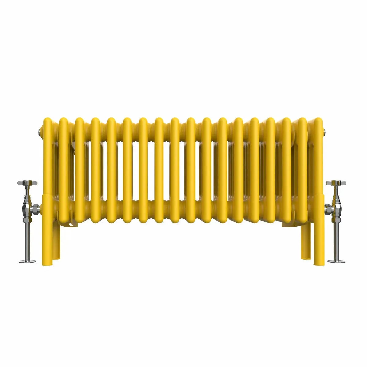 Ferentino - Traditional horizontal column radiator zinc yellow