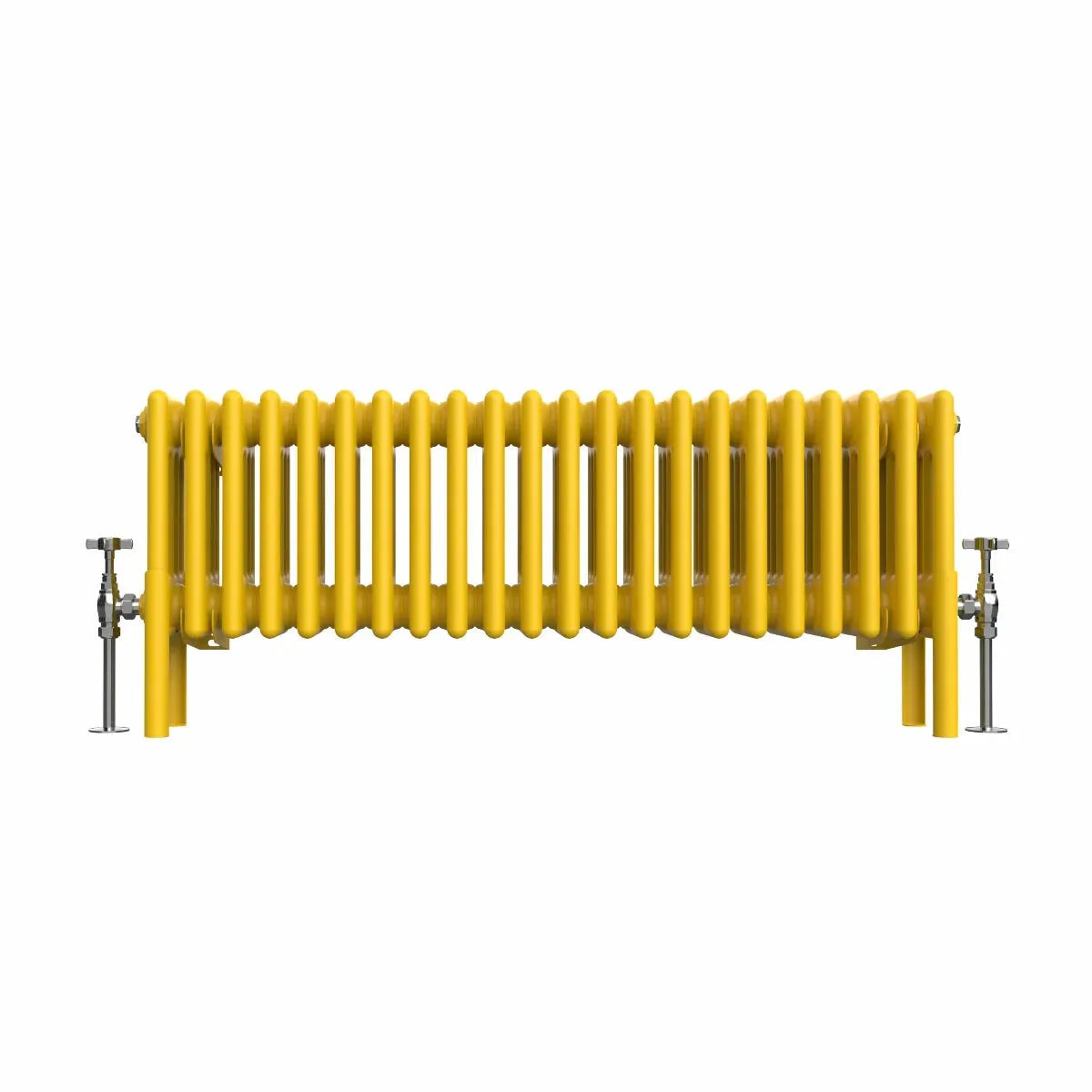 Ferentino - Traditional horizontal column radiator zinc yellow