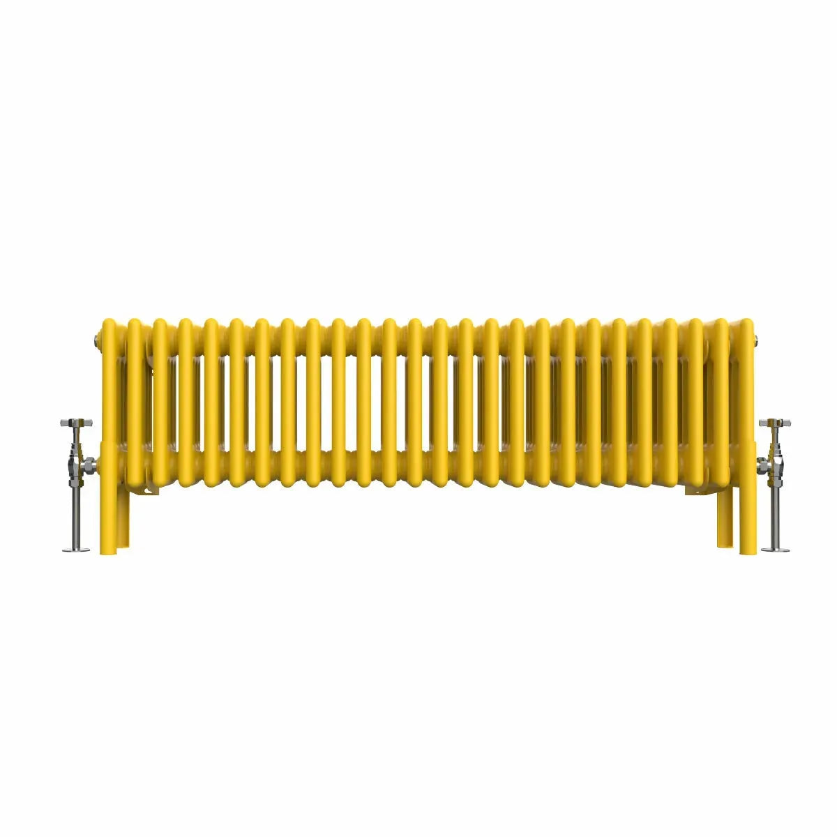 Ferentino - Traditional horizontal column radiator zinc yellow