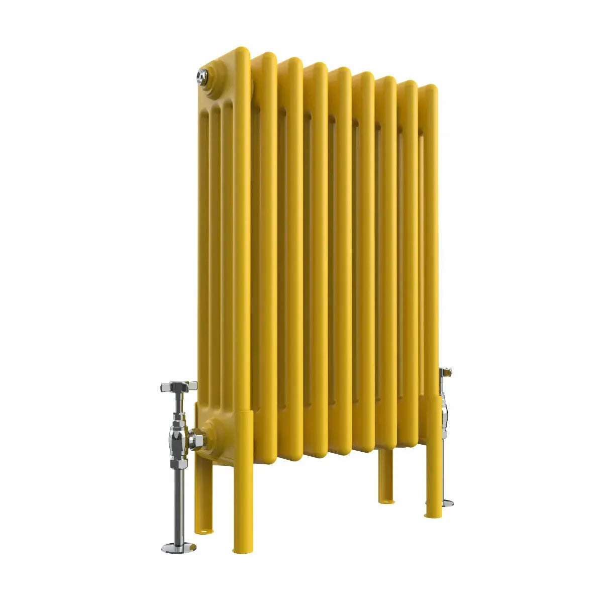 Ferentino - Traditional horizontal column radiator zinc yellow