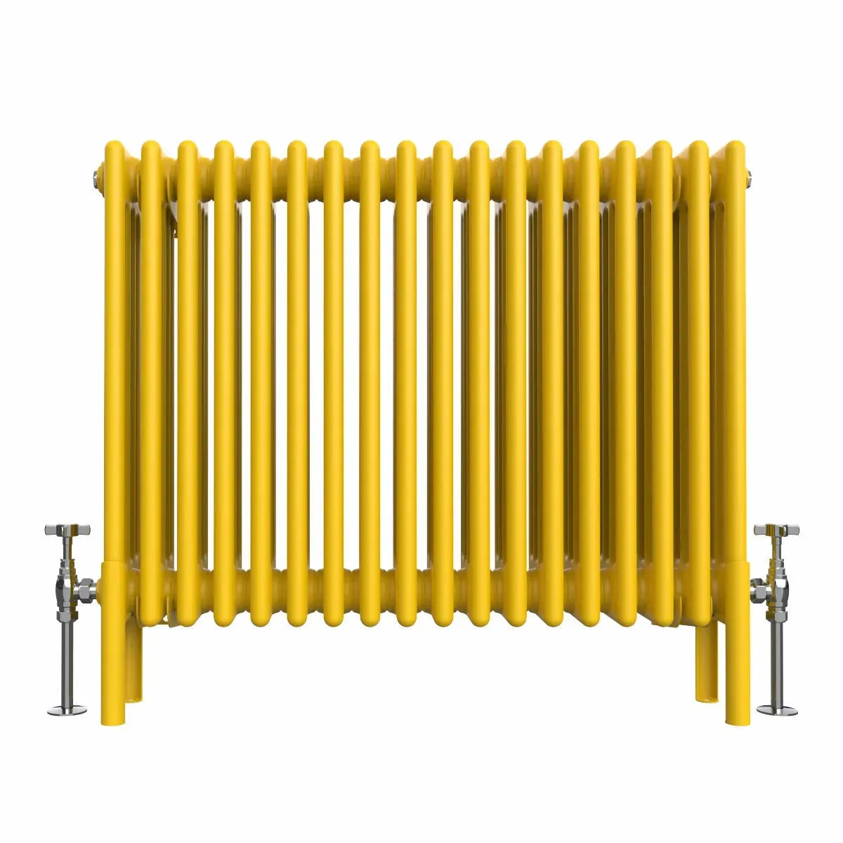 Ferentino - Traditional horizontal column radiator zinc yellow