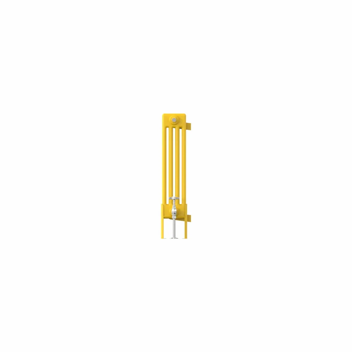 Ferentino - Traditional horizontal column radiator zinc yellow