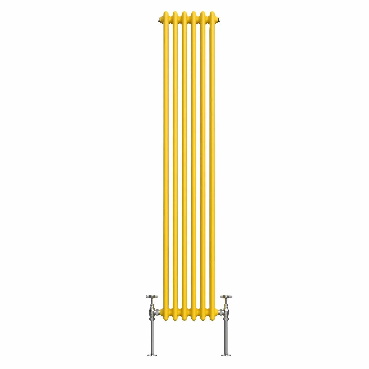 Ferentino - Traditional vertical column radiator zinc yellow