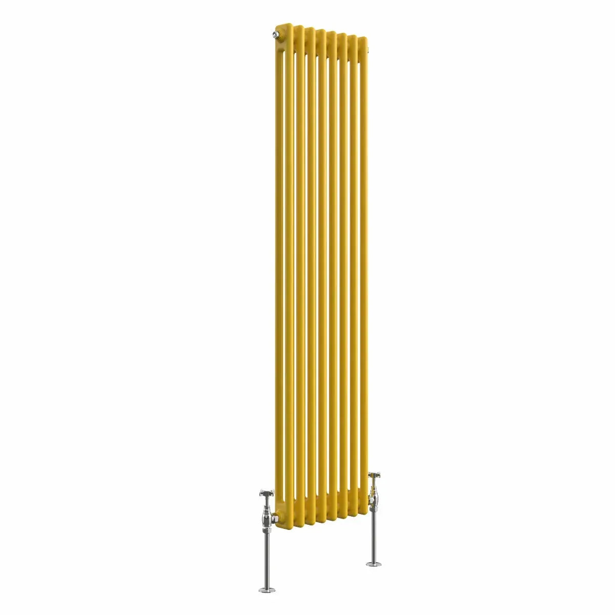 Ferentino - Traditional vertical column radiator zinc yellow