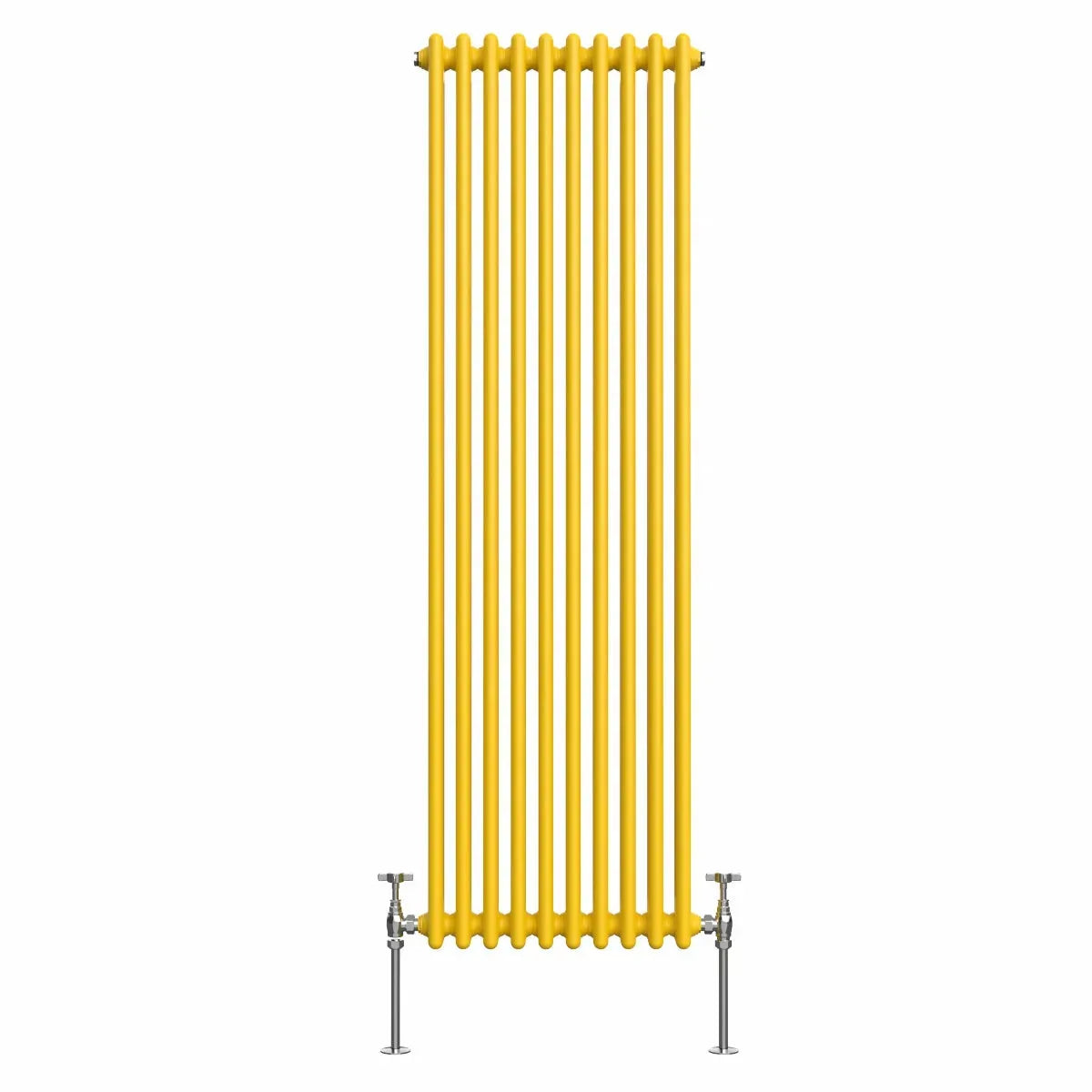 Ferentino - Traditional vertical column radiator zinc yellow